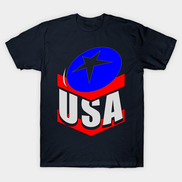Ultimate Frisbee Flying Disc Sport Inspired T-Shirt by tatzkirosales-shirt-store